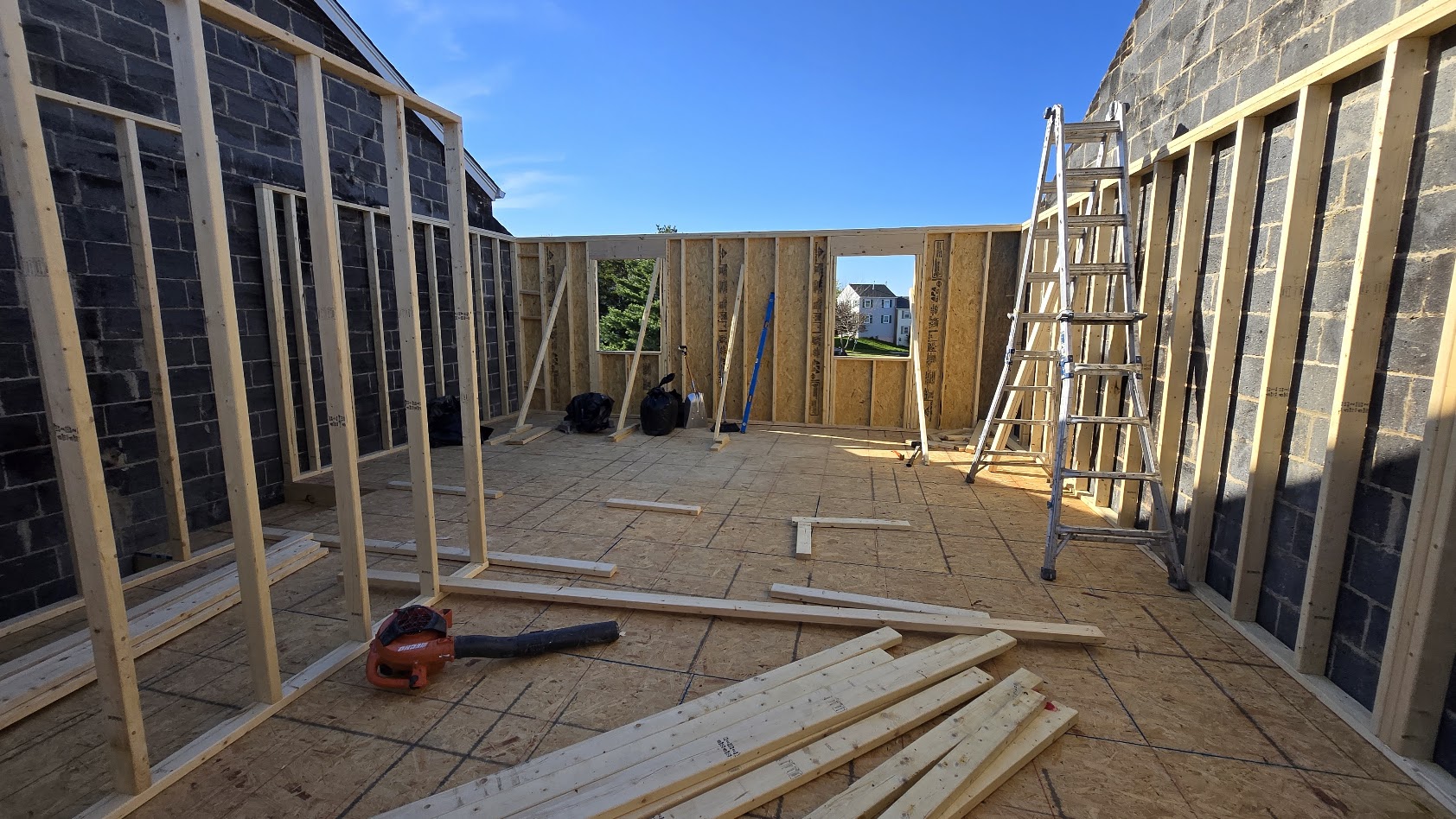 Renovated home exterior